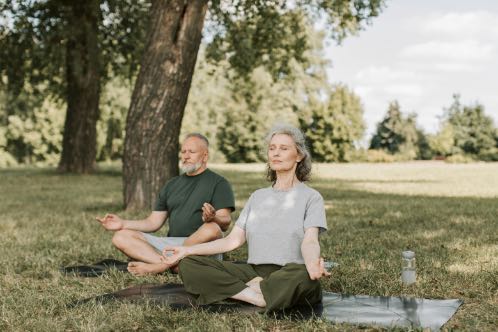 mindful breathing, meditation
